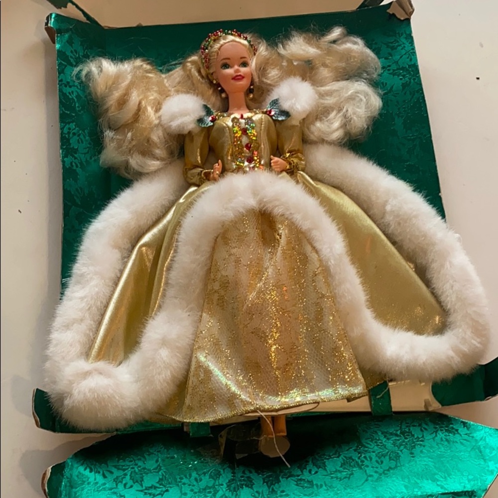 Christmas Barbie doll